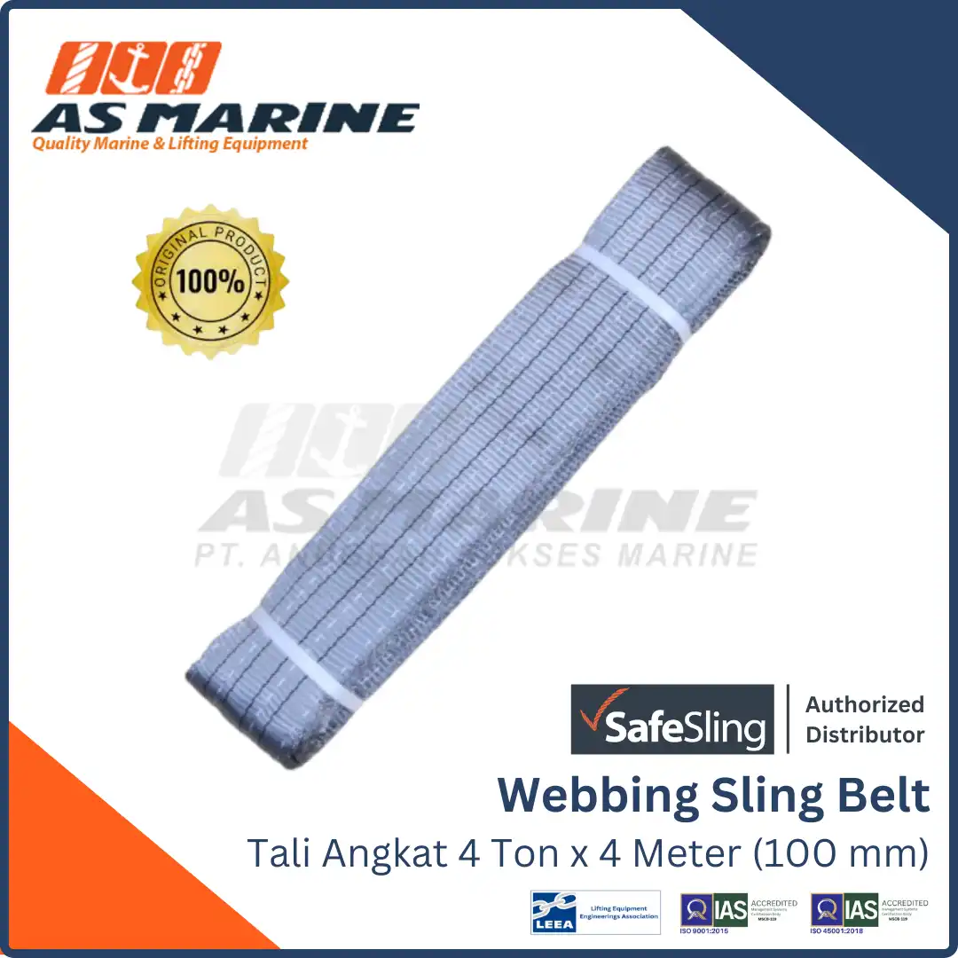 Webbing Sling Belt / Tali Angkat 4 Ton x 4 Meter Safesling